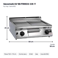 Medidas Savemah SV 98 FTRRGS-CR-T: 80 x 90 x 25 cm