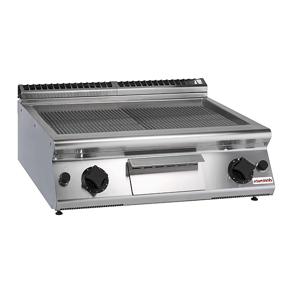 Fry-top a gas sobremesa Savemah SV 98 FTRRGS-T