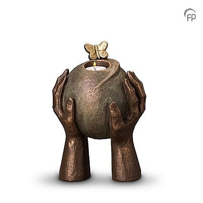 Keramische urn brons 033 AT Keramische urn brons 033 AT