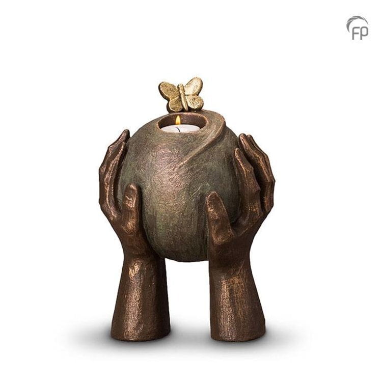 Keramische urn brons 033 AT Keramische urn brons 033 AT