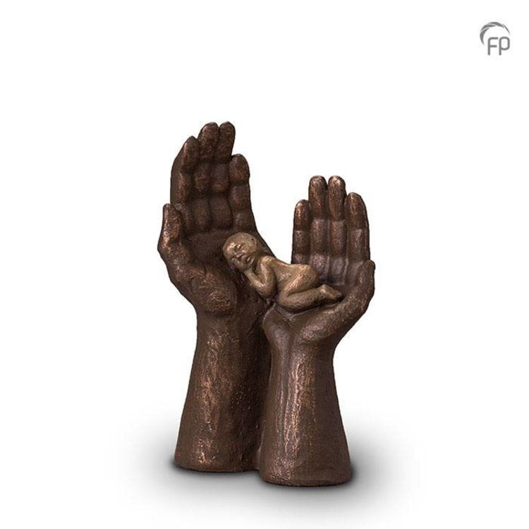 Keramische urn brons Blijvende herinnering Keramische urn brons Blijvende herinnering