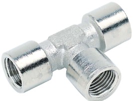 Nickel Plated Brass Tee