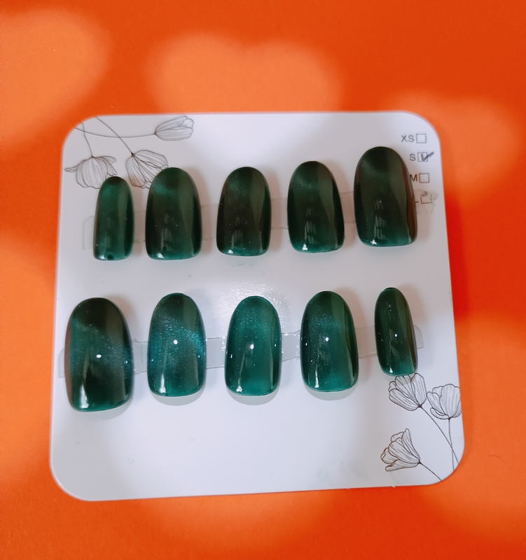 Deep Forest Green Cat eye