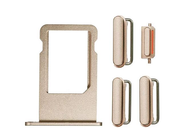 Apple iPhone 6s - Replacement SIM Card Tray , Power Button , Volume Button , Mute Switch - Gold