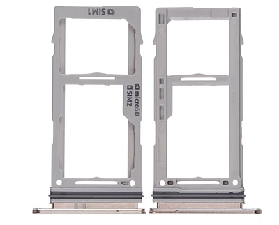 For Samsung Galaxy S10 Plus - Replacement Dual SIM , SIM & SD Card Tray - Gold