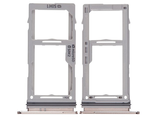 For Samsung Galaxy S10 Plus - Replacement Dual SIM , SIM & SD Card Tray - Gold