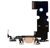 Apple iPhone 8 - Replacement Lightning Charging Port With Microphone - Gold