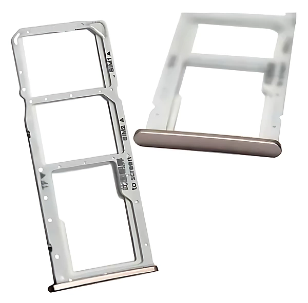 Huawei Y7 Prime 2018 - Replacement Dual SIM Card Tray Holder - Gold