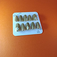 Golden Chrome with white flower