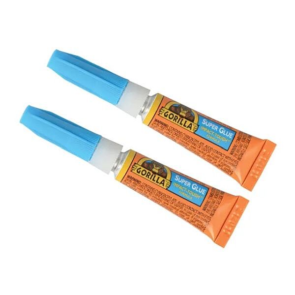Gorilla Super Glue Tubes 3g Twin Pack