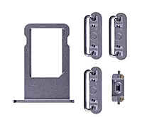 Apple iPhone 6s Plus - Replacement SIM Card Tray , Power Button , Volume Button , Mute Switch - Space Grey