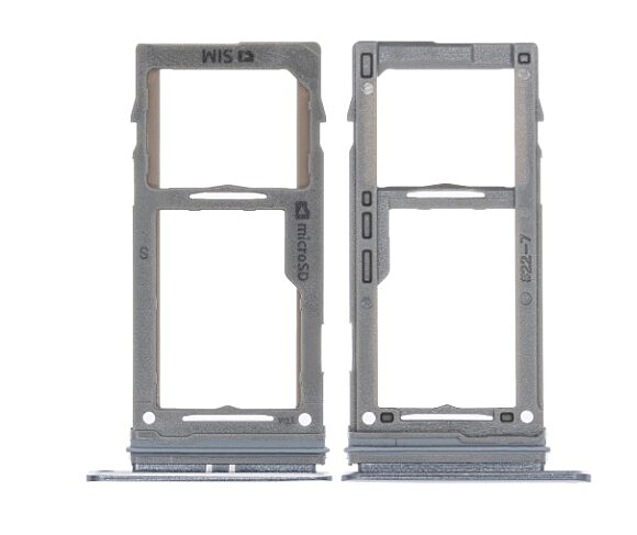 For Samsung Galaxy S9 Plus - Replacement SIM & SD Card Holder Tray - Grey