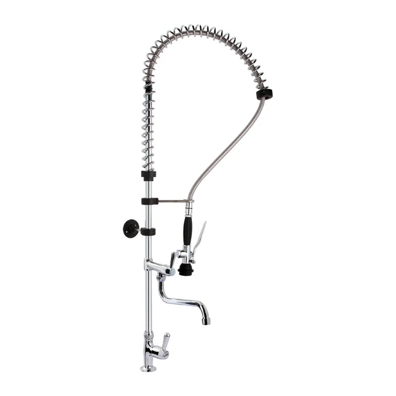 Grifo ducha de prelavado dos aguas con manetas 1/4 de giro Eratos GD-2