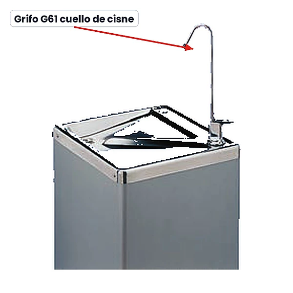Grifo de cuello de cisne para fuente de agua Savemah G61