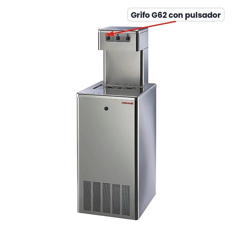 Grifo de chorro con pulsador para fuente de agua Savemah G62