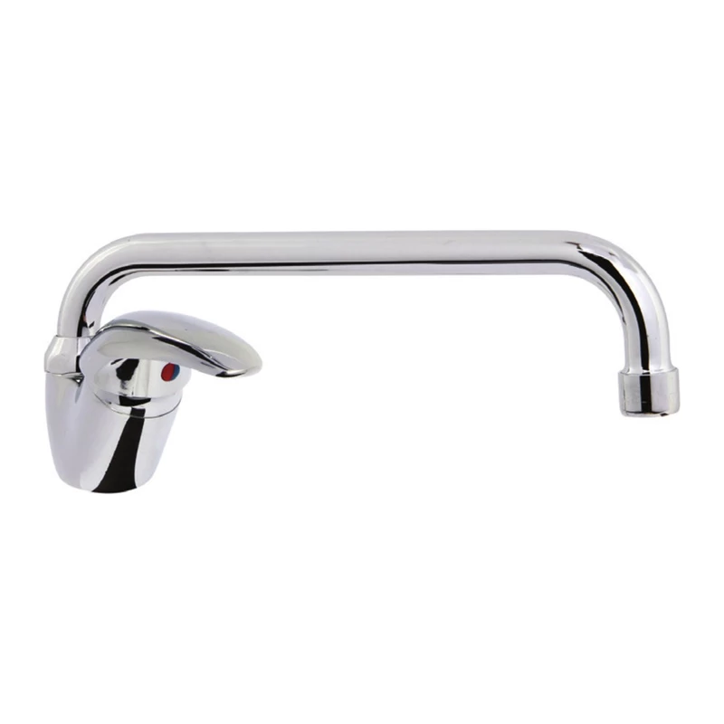 Grifo monomando 2 aguas leva corta con caño 120 mm Savemah 50.5022