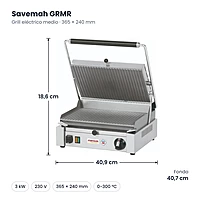 Medidas Savemah GRMR: 40.9 x 40.7 x 18.6 cm