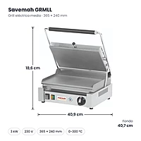 Medidas Savemah GRMLL: 40.9 x 40.7 x 18.6 cm