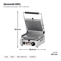 Medidas Savemah GRSL: 30.4 x 40.7 x 18.6 cm