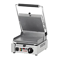 Grill eléctrico simple placa inferior lisa Savemah GRSL
