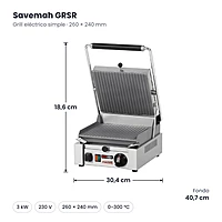 Medidas Savemah GRSR: 30.4 x 40.7 x 18.6 cm