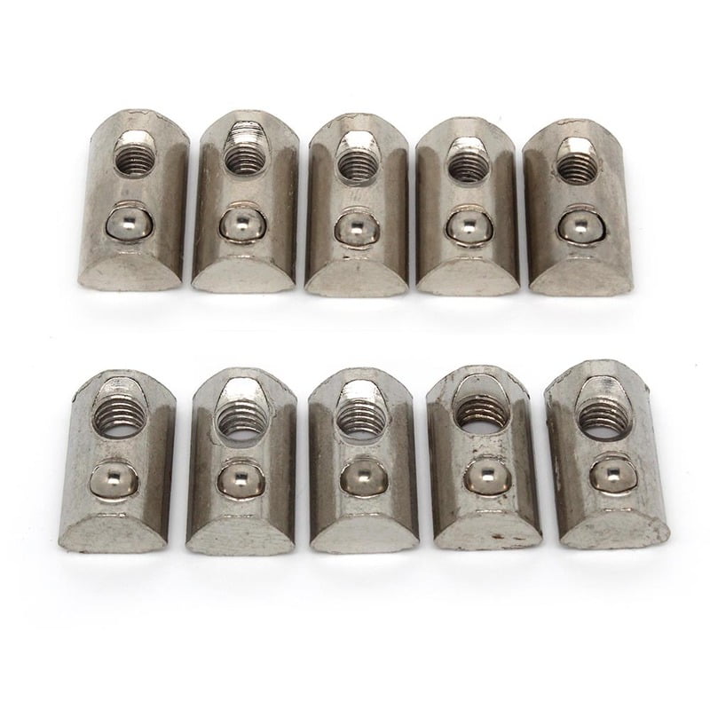 Aluminium Profile Sprung T Nuts (Pk5) Aluminium Profile Sprung T Nuts (Pk5)