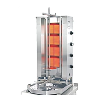 Gyros grill a gas Potis MU GD4 de 4 quemadores infrarrojos, hasta 70 kg