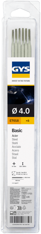 GYS Acier Steel 4.0mm Welding Electrodes