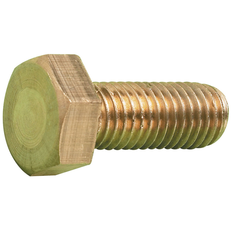 M6 X 20 Hex Head Set Screw 8.8 DIN933 Brass