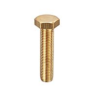 M6 X 20 Hex Head Set Screw 8.8 DIN933 Brass