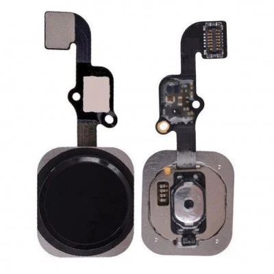Apple iPhone 6s , 6s Plus - Replacement Home Button , Touch ID Flex Sapphire - Black