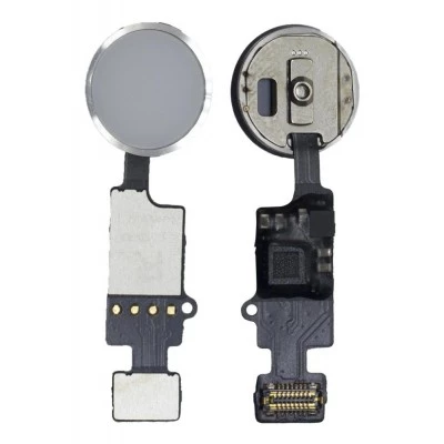 iPhone 7 , 8 Replacement Home Button - Silver , White