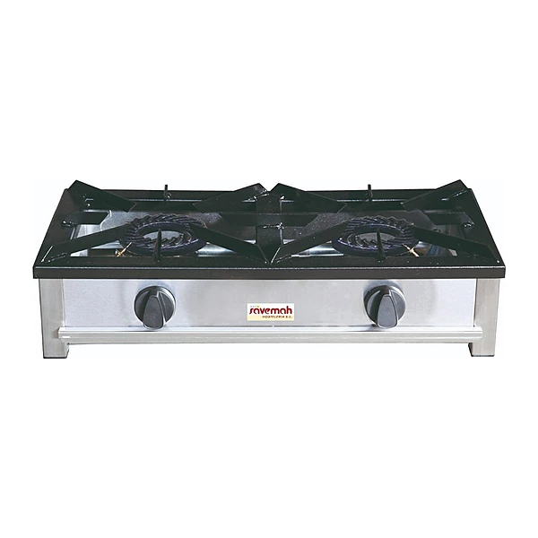 Hornillo a gas 2 fuegos alto rendimiento Savemah HG-2P