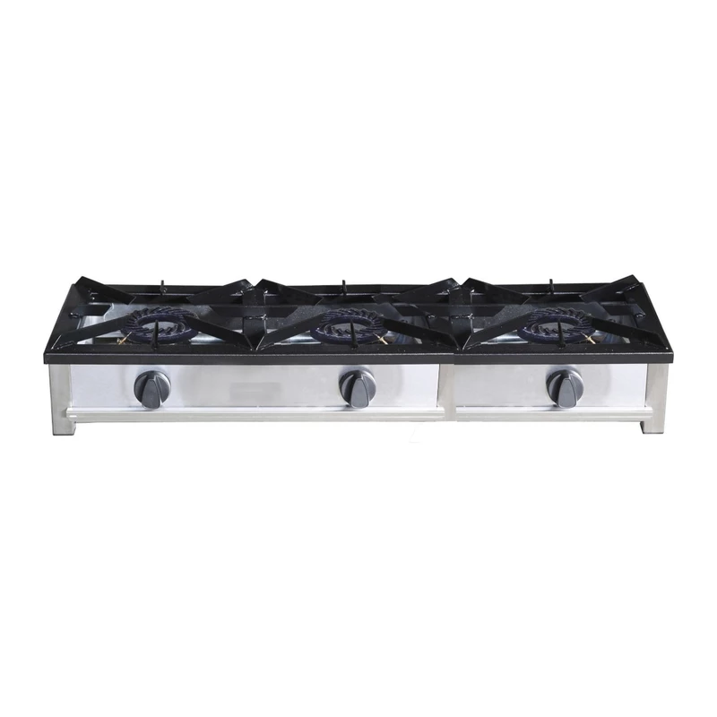 Hornillo a gas 3 fuegos alto rendimiento Savemah HG-3P