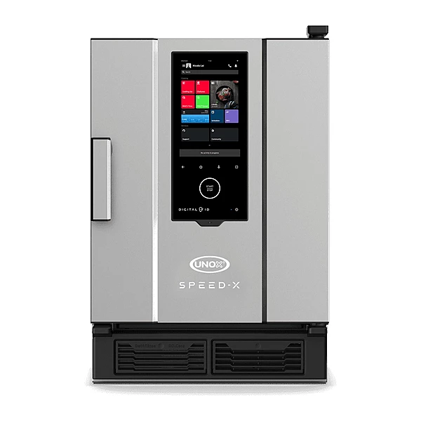 Horno combinado de cocción acelerada Unox SPEED-X™ 5 GN 2/3 XEPA-0523-EXLN (bisagra derecha)