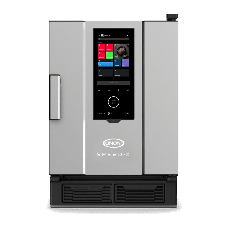 Horno combinado de cocción acelerada Unox SPEED-X™ 5 GN 2/3 XEPA-0523-EXLN (bisagra derecha)