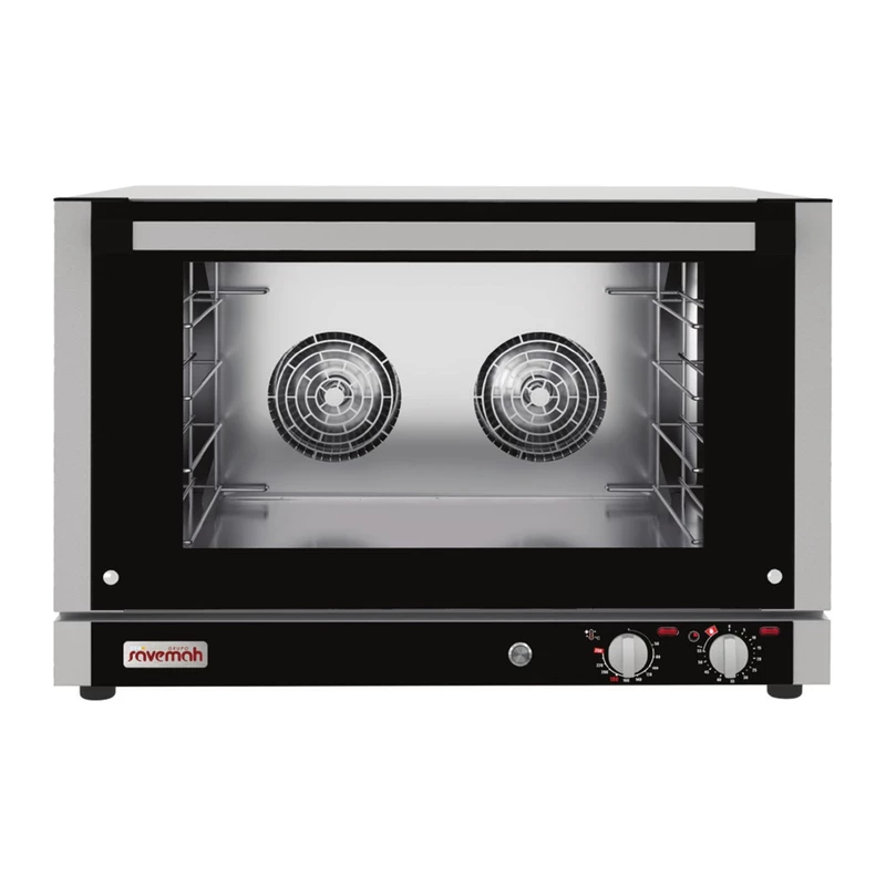 Horno de convección 4 bandejas GN 1/1 con humidificador Savemah SHEL-604 PLUS H MONO