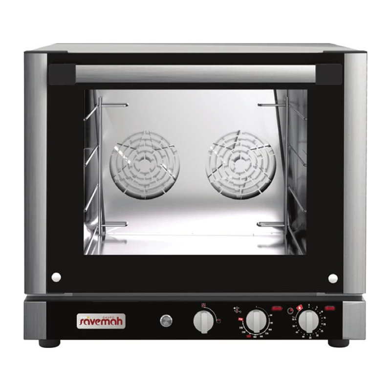 Horno de convección 4 bandejas GN 2/3 con grill y humidificador Savemah SHEL-404 HG