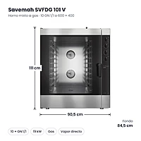 Medidas Savemah SVFDG 101 V: 90.5 x 84.5 x 111 cm