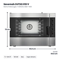 Medidas Savemah SVFDG 051 V: 90.5 x 84.5 x 73 cm
