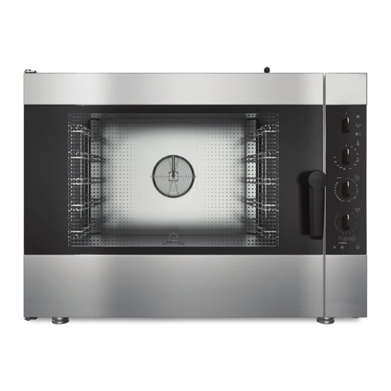Horno mixto a gas 5 GN 1/1 electromecánico Savemah SVFDG 051 V