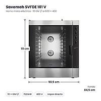 Medidas Savemah SVFDE 101 V: 90.5 x 84.5 x 111 cm