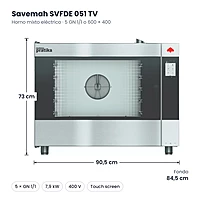 Medidas Savemah SVFDE 051 TV: 90.5 x 84.5 x 73 cm
