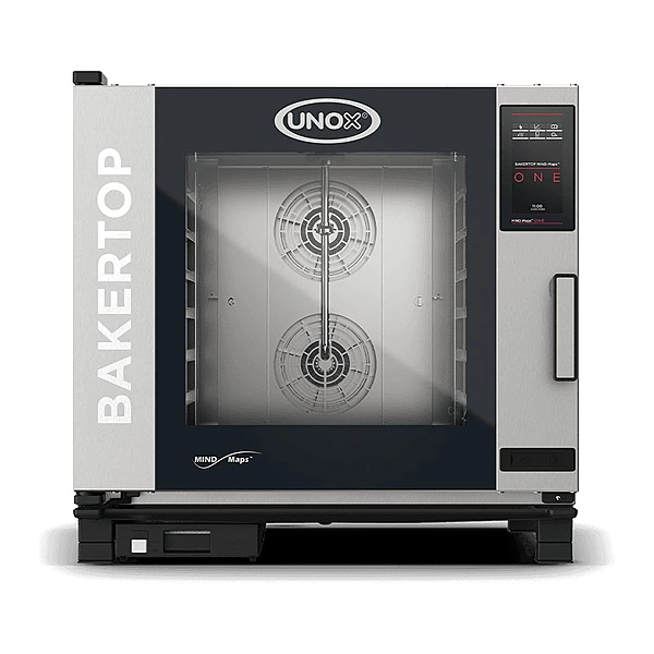 Horno mixto eléctrico Unox BAKERTOP MIND.Maps™ ONE 6 bandejas 600x400 XEBC-06EU-E1RM