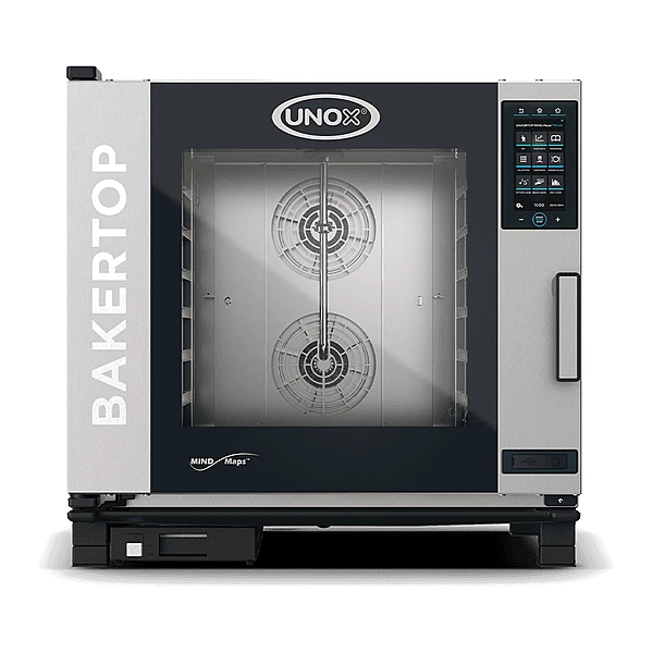 Horno mixto eléctrico Unox BAKERTOP MIND.Maps™ PLUS 6 bandejas 600x400 XEBC-06EU-EPRM