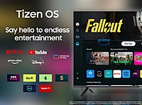 HYE 40" QLED 2K Tizen OS WiFi Frameless Smart TV - 40QLEDS1008