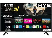 HYE 40" QLED 2K Tizen OS WiFi Frameless Smart TV - 40QLEDS1008