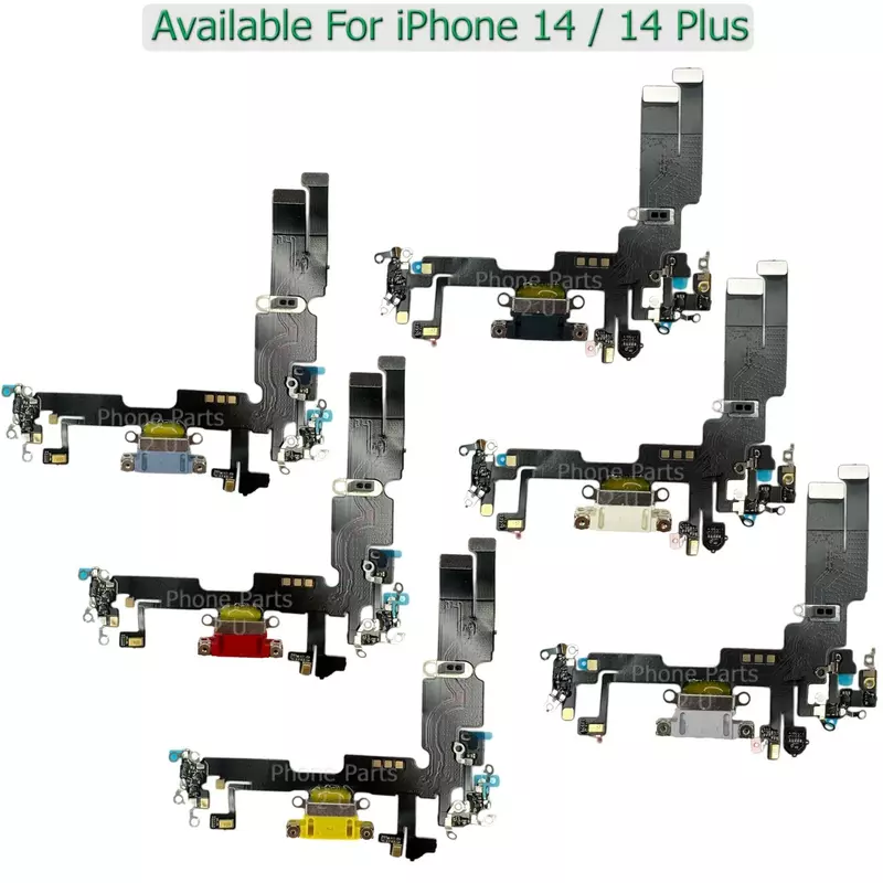 iPhone 14 - Replacement Charging Port Flex Cable With Microphone - Purple