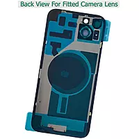 Apple iPhone 14 - Replacement Back , Rear Glass With Camera Lens & Brackets - No Logo - Blue