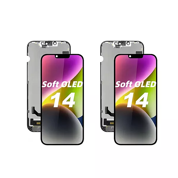 Replacement Screen Soft OLED for Apple iPhone 15 with- Colour Accurate